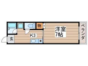 白鳳ハイツの物件間取画像